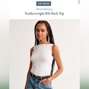 Abercrombie featherweight rib slash top